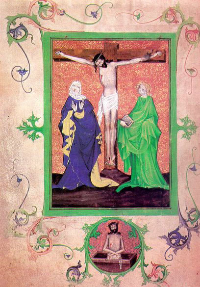 Christ on the Cross between the Virgin and St John the Evangelist